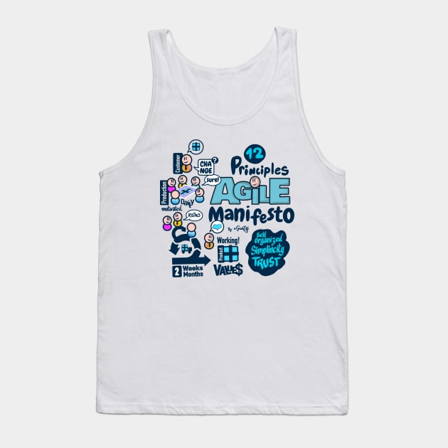 Agile Manifesto principles Tank Top by eSeaty